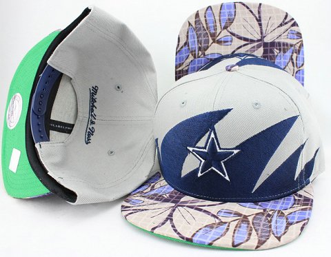 Dallas Cowboys Flower Bill Snapback Hat JT01